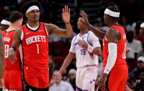 杜兰特25+5+6阿门21+8 申京19分火箭大胜爵士迎五连胜