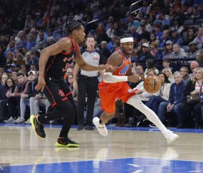 亚历山大24+6奎克利23+11 雷霆不敌猛龙