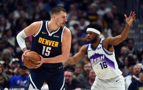 约基奇33+15+12&amp;7失误默里31+14 掘金擒爵士迎5连胜