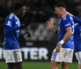 （体育）足球——意甲：科莫胜罗马