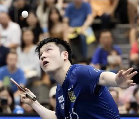 德甲乒乓球联赛第20轮：樊振东两度取胜助力萨尔布吕肯鏖战富尔达